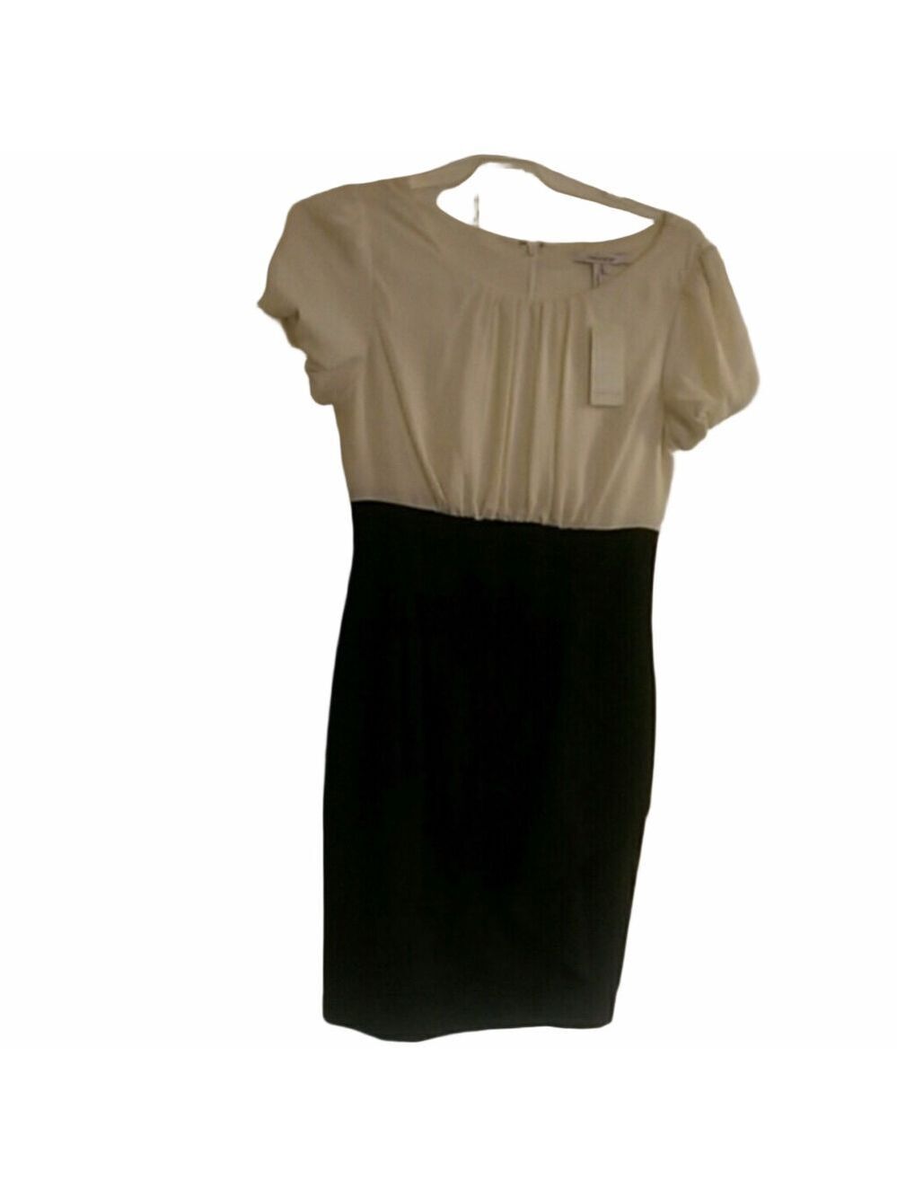 Cream and Black Work dress